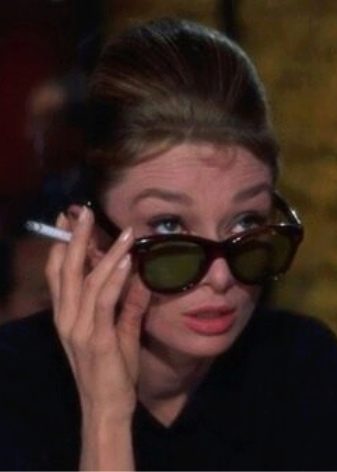 Gli occhiali di Audrey