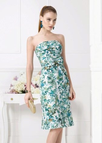 Strapless dress - choice of accessories