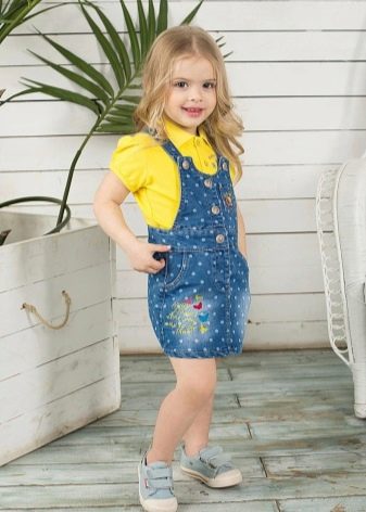 Letní letní šaty pro dívky ve věku 4 let