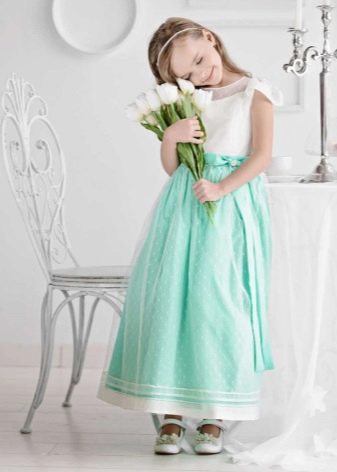 Pakaian prom untuk turquoise tadika