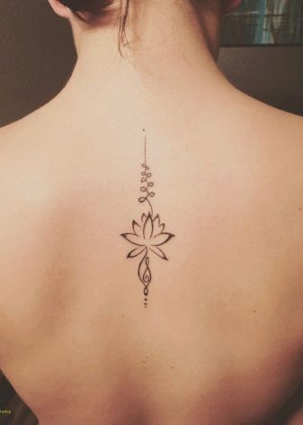 Bagia tattoo  Ý nghĩa hình xăm  Unalome tattoo Unalome Thiền tự tính  Định tự tâm Biểu tượng của con đường giác ngộ  Unalome biểu trưng cho  cuộc đời con