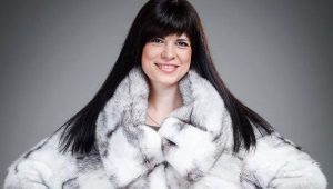 Cross mink fur coat
