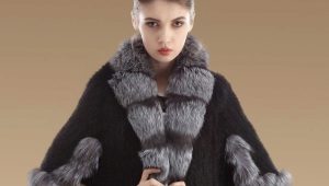 Knitted fur coat