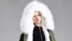 Women's parka with fur inside