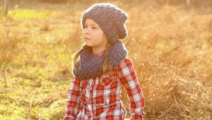 Set - šátek a čepice pro holčičku