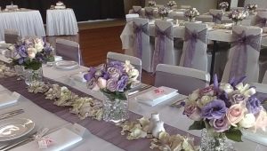 Las sutilezas de la decoración de la mesa de boda.