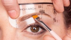 Augenbrauenschablone: ​​Wie wählt und verwendet man sie richtig?