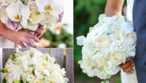Orchid bridal bouquet: options and ideas for combining with other flowers