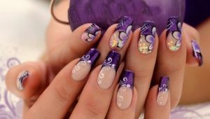 Fioletowy wzór paznokci: cechy stylu i pomysły na dekoracje