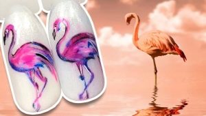 How to get a stylish flamingo manicure?