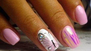 How to draw a butterfly on your nails?