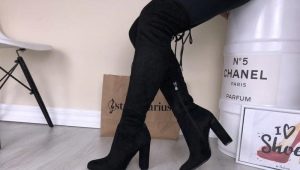 How to choose suede heeled boots and what to wear with them?