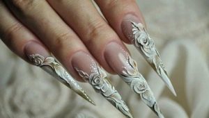 Stiletto nails: technique and interesting design ideas