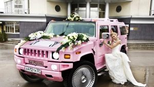 Wedding decorations for cars: varieties and design examples