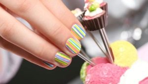 Manicure design for girls up to 9-12 years old