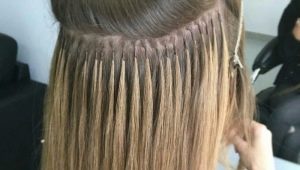 Microcapsule hair extension: features, types and tips