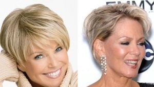 Kratke frizure koje ne zahtijevaju styling za žene starije od 40 godina