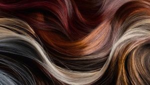 Wella hair dyes: rulers and palette
