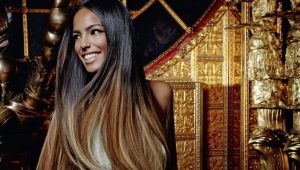Ombre for black hair: choice of color and dyeing technology