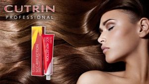 Features and color palette of Cutrin hair dyes