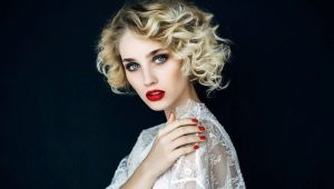 Curls for short hair: types, selection, creation and styling