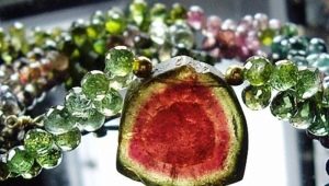 Wassermelonenturmalin: Beschreibung des Steins, seiner Eigenschaften und Verwendung