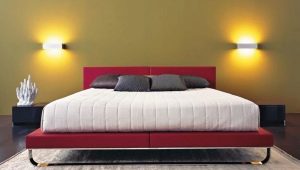 Lampetter i soveværelset over sengen: typer og placering