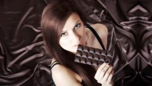 Hair color dark chocolate: what does it look like, who is it for and how to get it?
