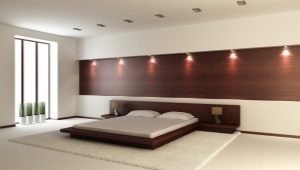 Laminate in the bedroom on the wall: interior finishes