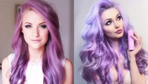 Warna rambut lavender: siapa yang sesuai dengan naungan dan cara mewarnakan rambut anda?