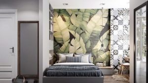 Giấy dán tường cho phòng ngủ: các loại, lựa chọn và mẹo sắp xếp