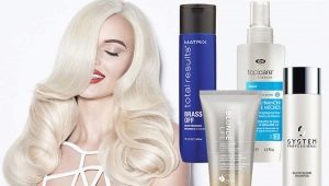 Features of care for blond hair