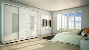 Białe szafy w sypialni: odmiany, wybór i pielęgnacja