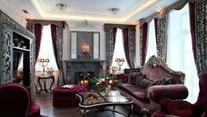 Phòng khách theo phong cách Baroque: đặc điểm, mẹo thiết kế, ví dụ