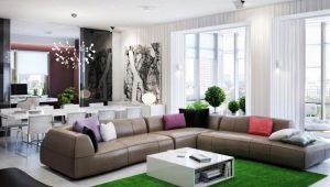 Nápady na zdobení obývacího pokoje v moderním stylu