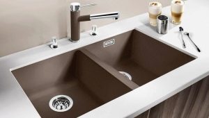 Integrated sinks for the kitchen: features, varieties, choice
