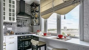 Interesantes opciones de diseño de cocina de 4 m2. metro
