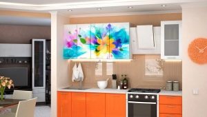 Kitchens with photo printing: features and interesting options
