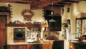المطبخ العتيق: قواعد التصميم وأمثلة جميلة