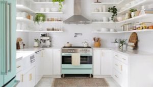 Bútorok kis konyhához: típusok, választék és elhelyezés