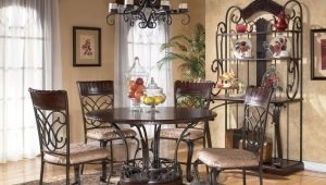 Tables and chairs for the living room: types and choices