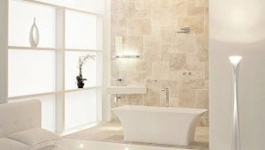 Azulejos de baño beige: características y opciones de diseño.