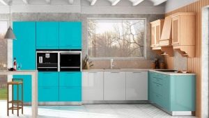 Facades for the kitchen: types, materials, design and selection