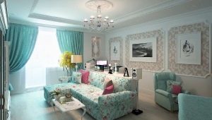 Dzīvojamā istaba Provansas stilā: dizaina noteikumi un skaisti piemēri