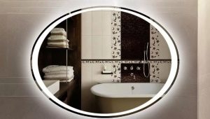 How to choose an oval illuminated bathroom mirror?
