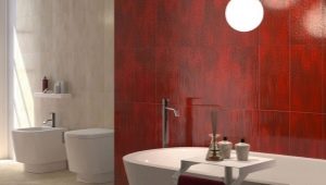Πλακάκια τοίχου για το μπάνιο: ποικιλίες, μεγέθη και επιλογές