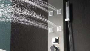 Fitur panel shower dengan hydromassage