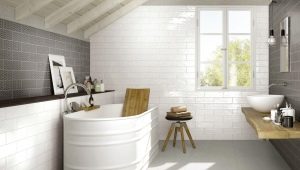 Brick tile for the bathroom: what happens and how to choose?