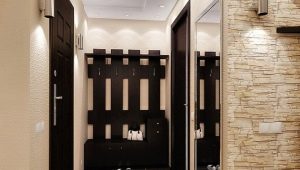 Lorong di koridor kecil: pilihan perabot dan pilihan untuk susunannya