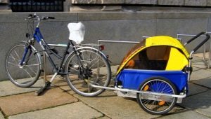 Bicycle trailers: purpose, types and choice